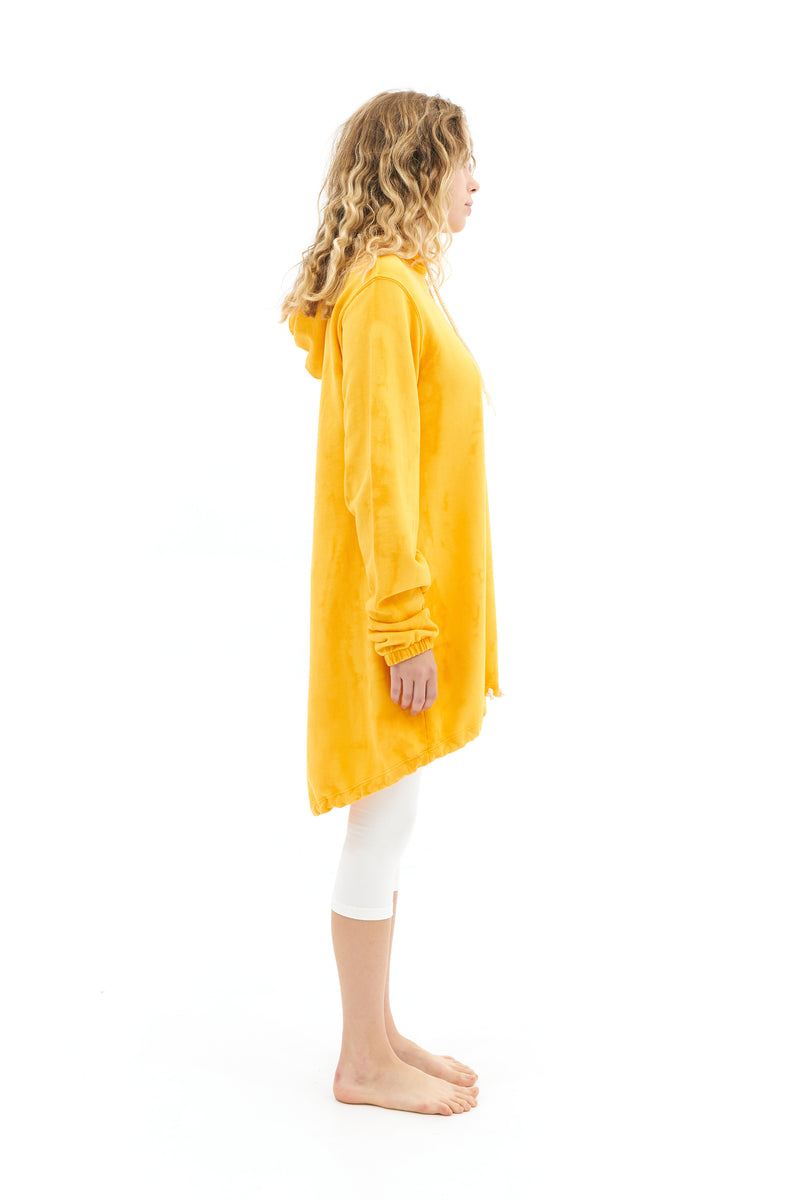 mustard yellow hoodie dress Girls Yellow Hoodie Dress- yellow hoodie, yellow hoodie dress, fall dr