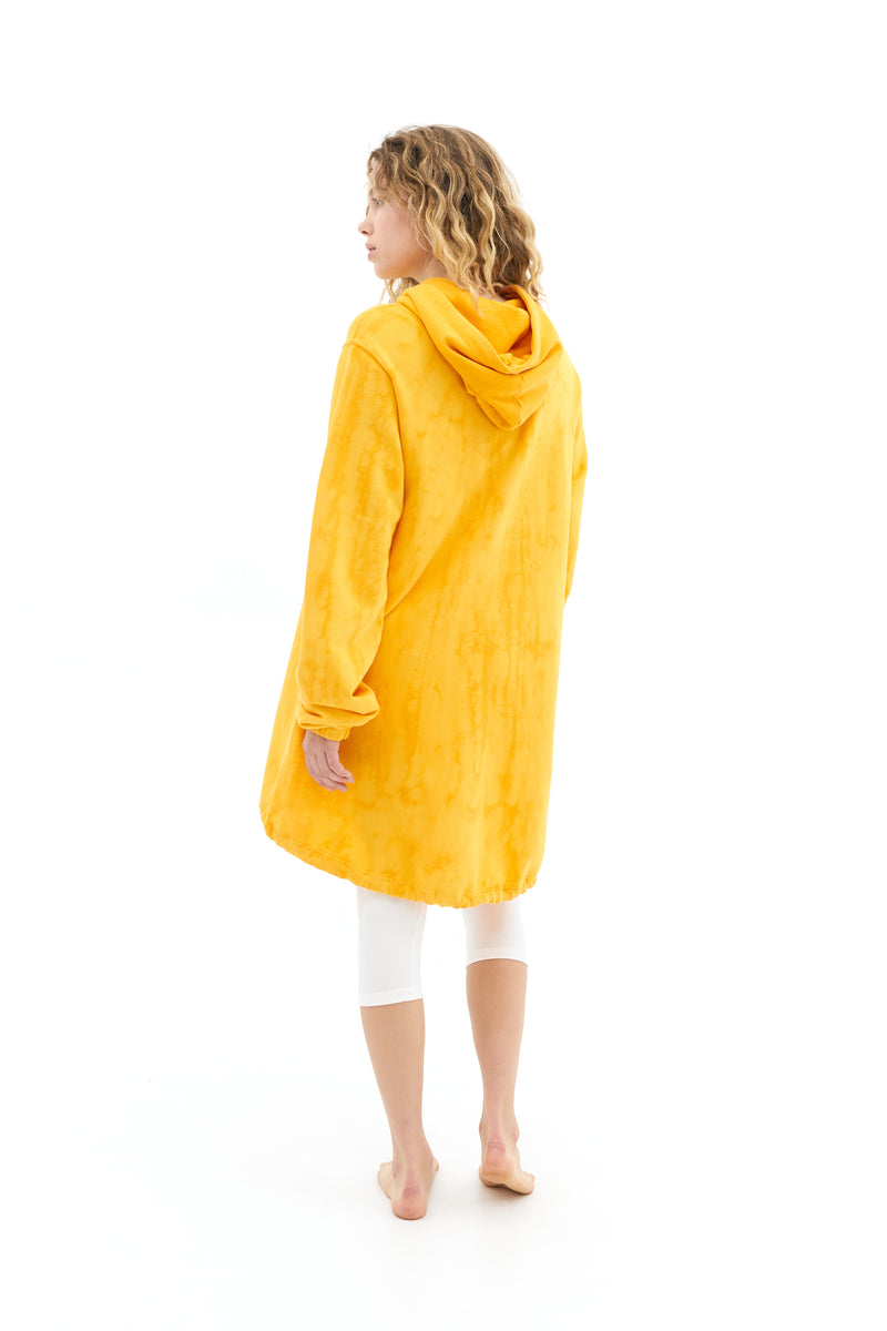 oversized yellow hoodie dress The Warm oversized hoodie dress, Womens Casual Pullover XL, Yellow