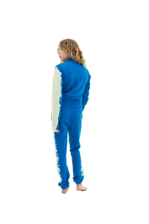Discoloration Mock-neck Sweat