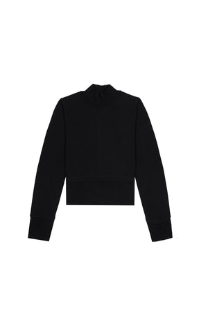 Open image in slideshow, Solid Mock-neck Sweat
