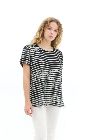 Nature Printed T-shirt "Crew"