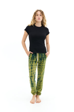Discoloration Sweat Pants