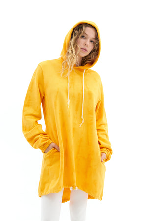 Discoloration Hoodie Dress