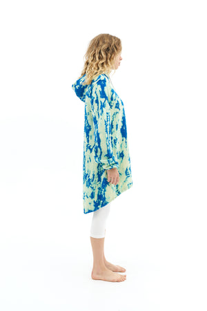 Discoloration Hoodie Dress