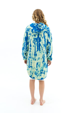 Discoloration Hoodie Dress